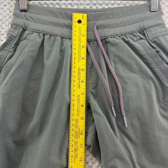 The North Face Pants Women XS Gray Pullon Mid Rise Straight Leg Capri Pockets - Picture 10 of 14